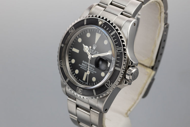 1977 Rolex Submariner 1680 with Box and Papers