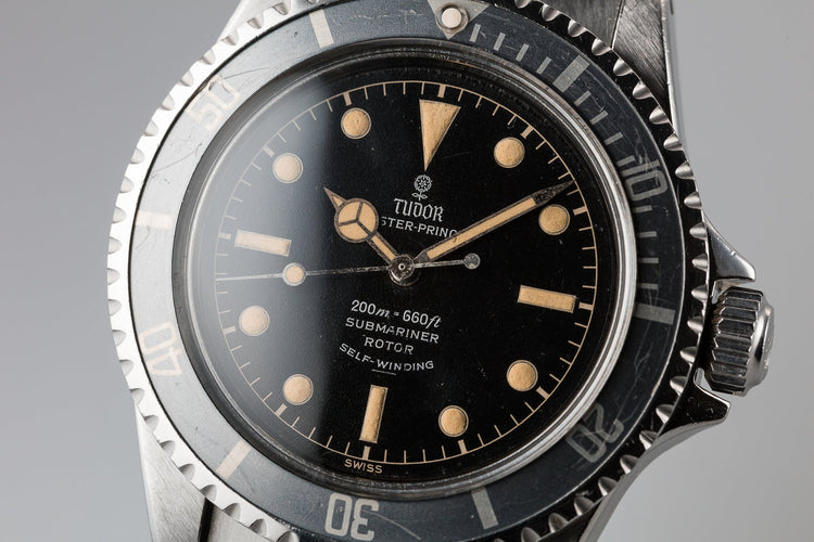 1963 Tudor Pointed Crown Guard Submariner 7928 Underline Dial