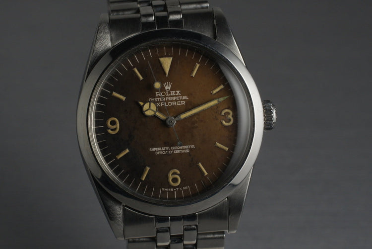 1965 Rolex Explorer 1 1016 with Gilt Tropical Dial
