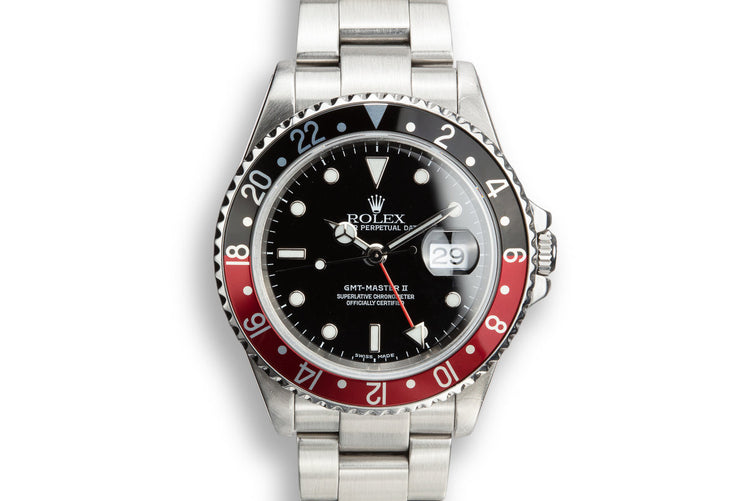 2002 Rolex GMT-Master II 16710 "Coke" with Box