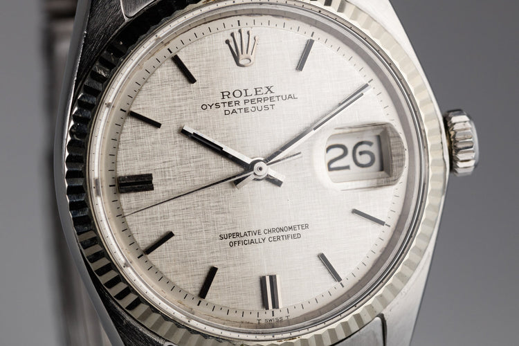 1970 Rolex DateJust 1601 with Linen Dial