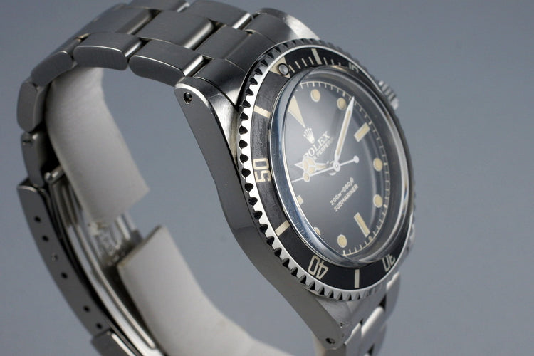1963 Rolex Submariner 5512 PCG with Gilt Glossy Chapter Ring Dial