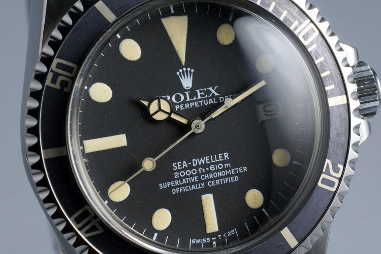 1978 Rolex Sea Dweller 1665 Mark I Dial