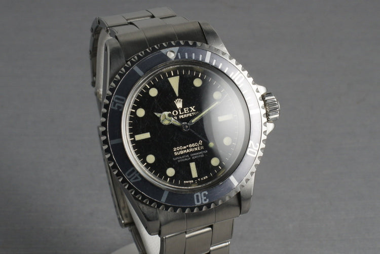 Rolex Submariner 5512 Gilt Dial with Box and Papers