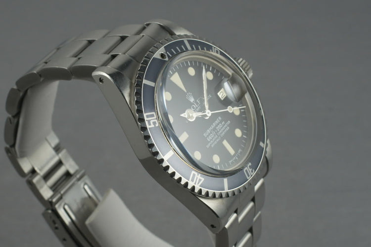 1978 Rolex Submariner 1680 with Fat Case