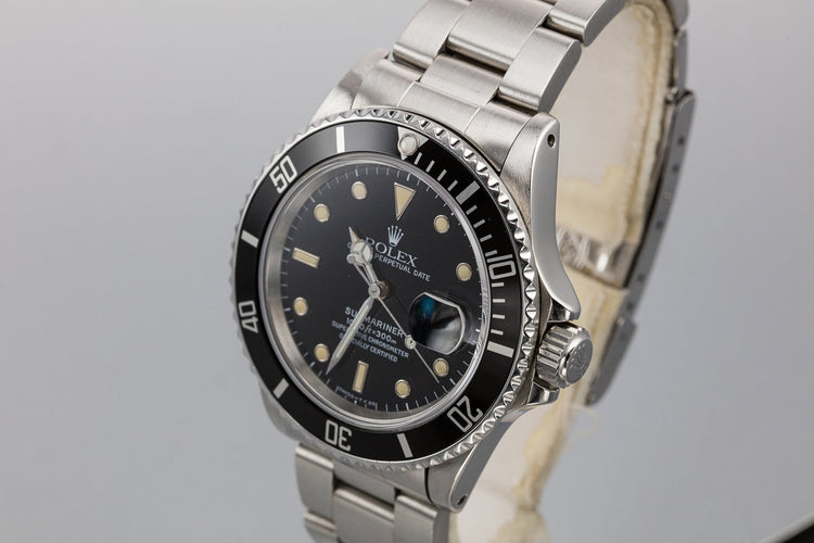 1987 Rolex Submariner 168000