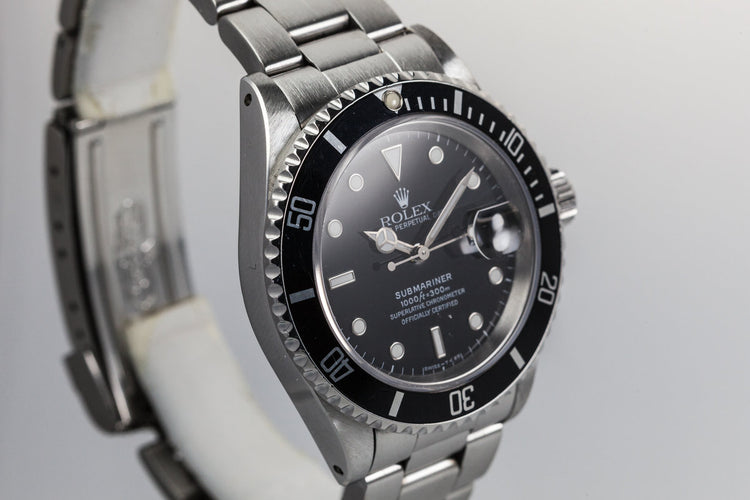 1991 Rolex Submariner 16610