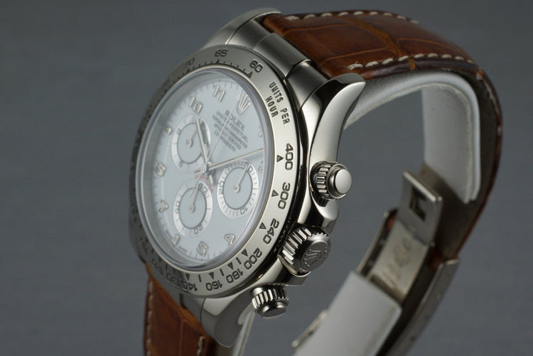 2002 Rolex 18K WG Daytona 116519