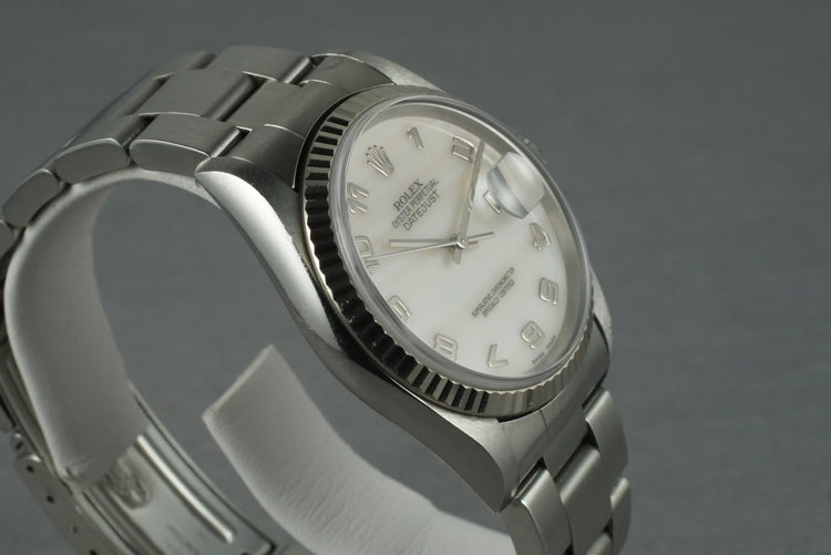 1999 Rolex Datejust16234 Rose Mother of Pearl Arabic Dial