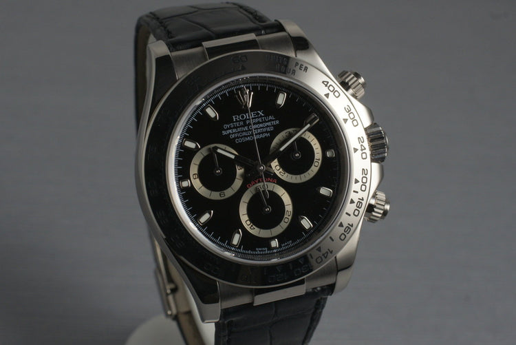 2007 Rolex 18K WG Daytona 116519 with Box and Papers