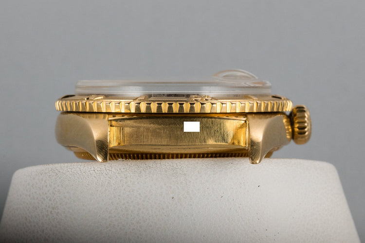 1956 Rolex 18K YG DateJust 6609 "Thunderbird" with Service Papers