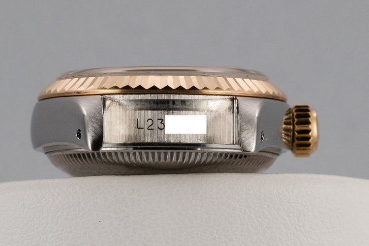 1989 Rolex Two-Tone Ladies DateJust 69173 Diamond Vignette Dial with Box and Papers