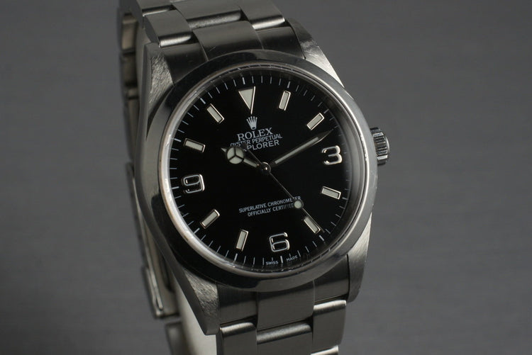 2000 Rolex Explorer 114270 with Box and Papers