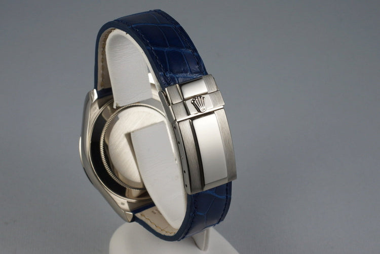 2001 Rolex WG Daytona 16519 White Arabic Dial