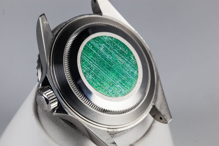 2003 Rolex Green Submariner 16610LV with MK I Maxi Dial