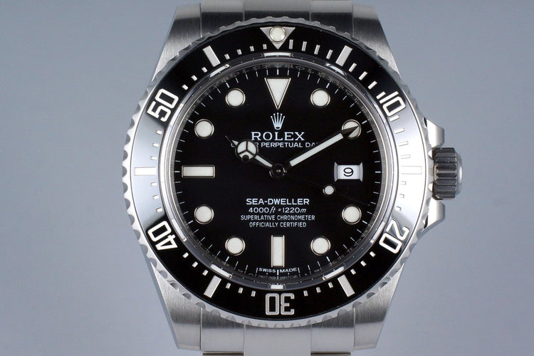 2014 Rolex Ceramic Sea Dweller 116600 with Box and Papers