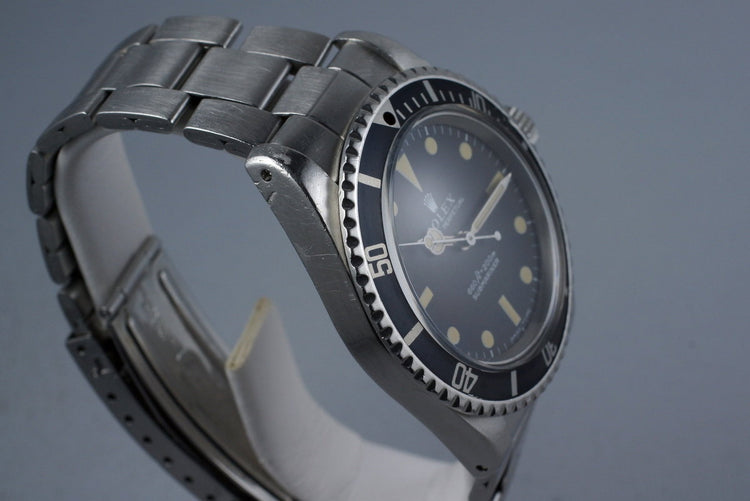 1972 Rolex Submariner 5513 with Serif Dial