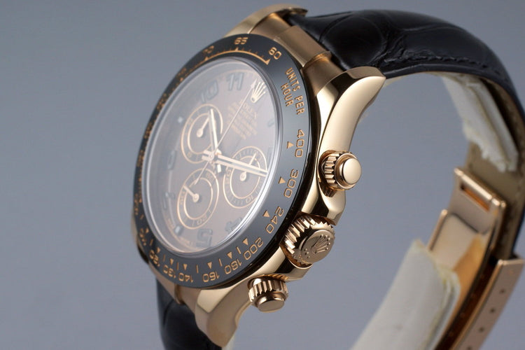 2013 Rolex RG Daytona 116515 Chocolate Arabic Dial with Box and Papers