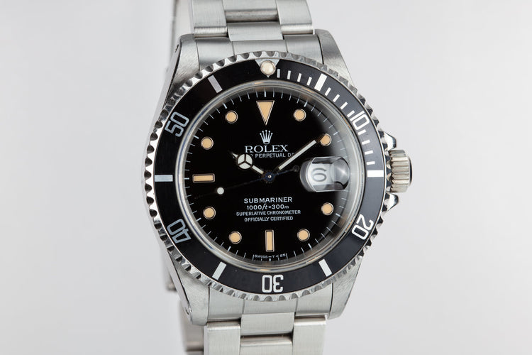 1991 Rolex Submariner 16610
