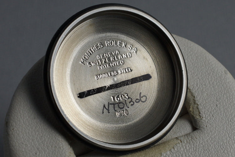 1970 Rolex DateJust 1603 Gray Dial