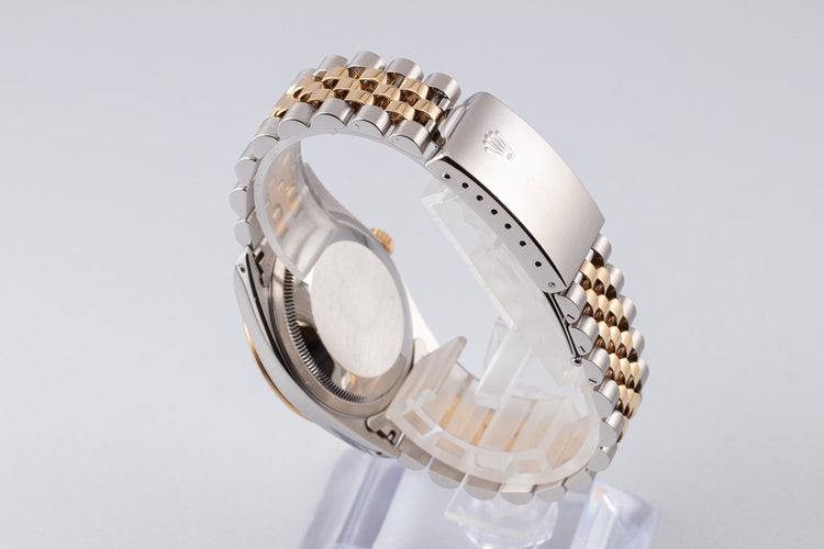 1993 Rolex Two-Tone DateJust 16233 Gold Dial