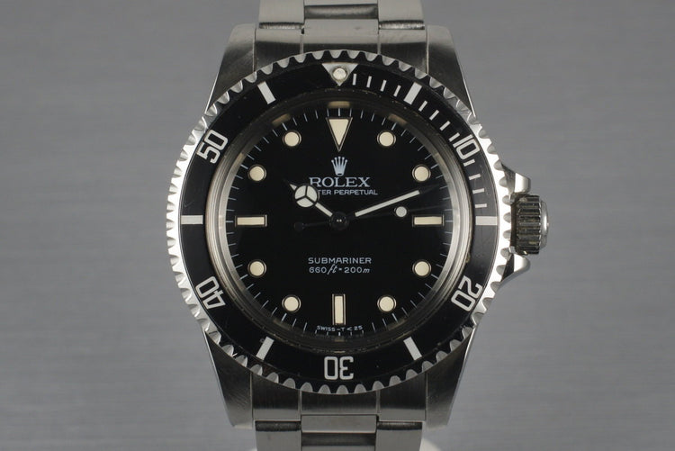 1985 Rolex Spider Dial Submariner 5513