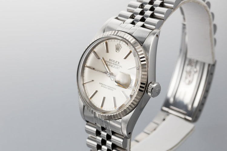 1984 Rolex DateJust 16014 Silver Dial