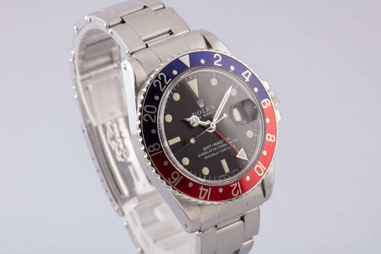 1967 Vintage Rolex GMT Master 1675 "Pepsi"