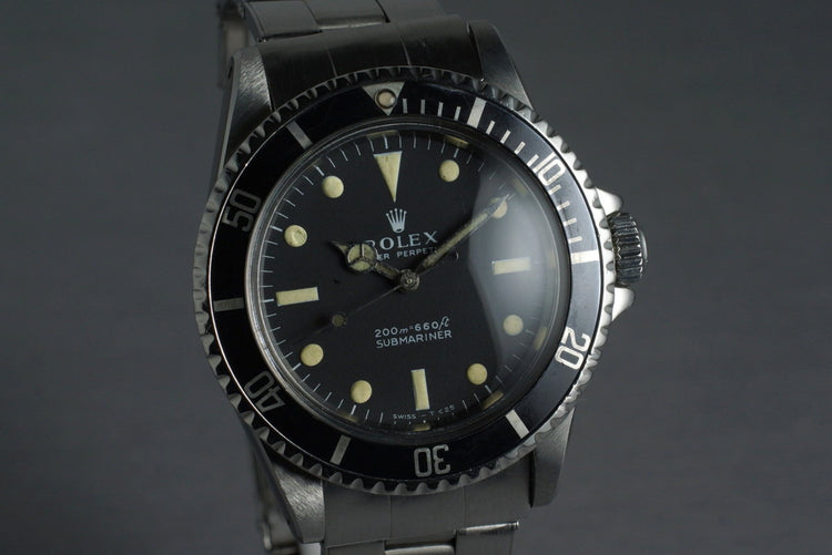 1967 Rolex Submariner 5513 Meters First