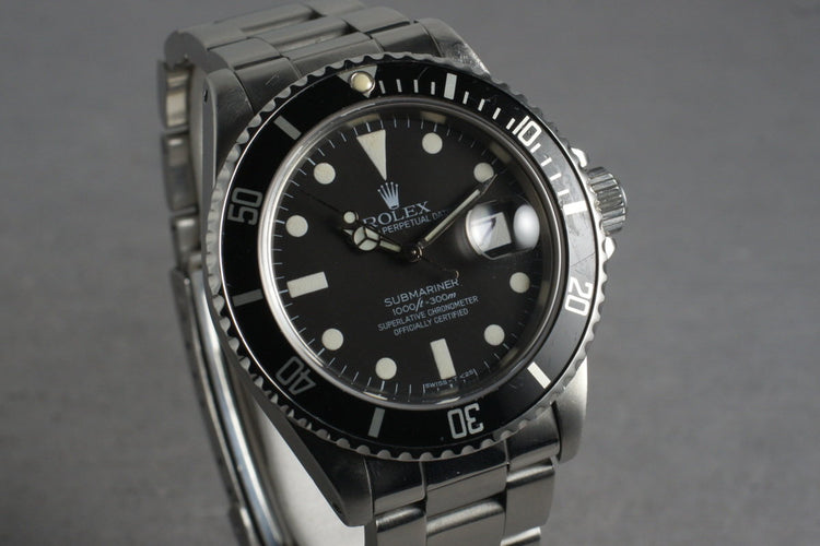 1981 Rolex Submariner 16800