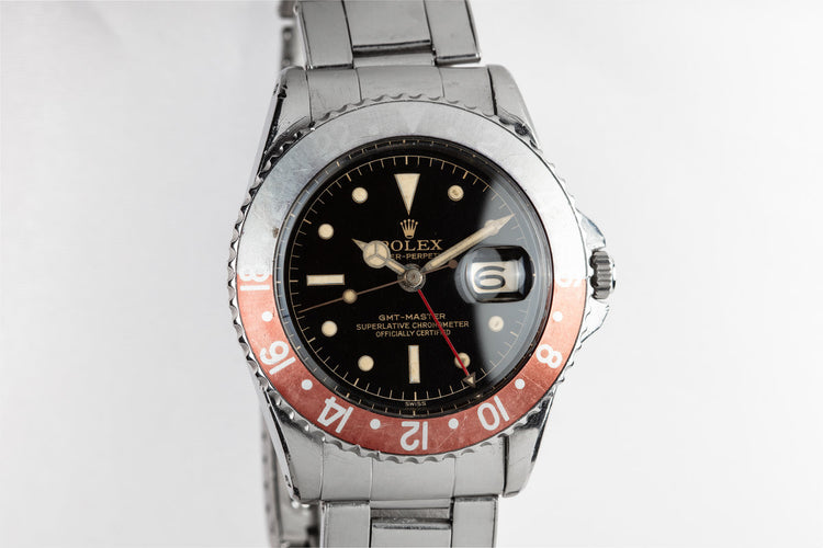 1960 Rolex GMT-Master 1675 Gilt Dial