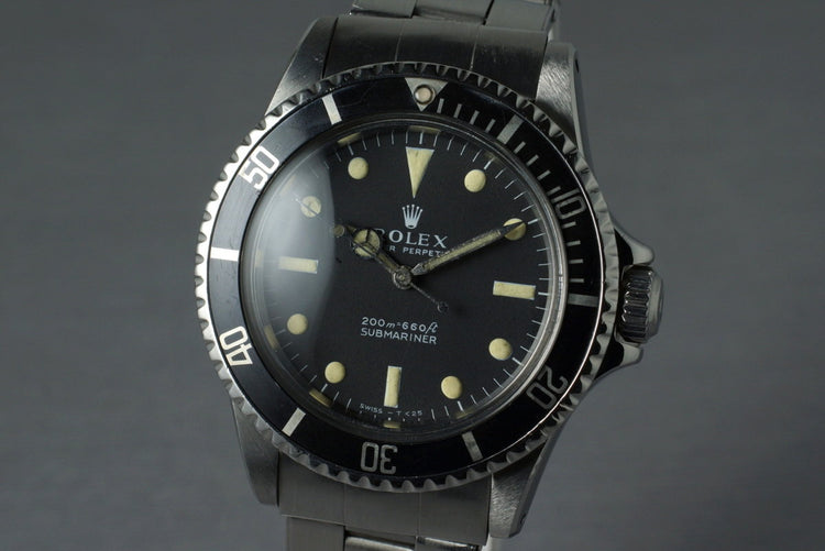 1967 Rolex Submariner 5513 Meters First