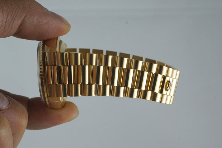 1989 Rolex YG Day-Date 18238 with Box and Papers