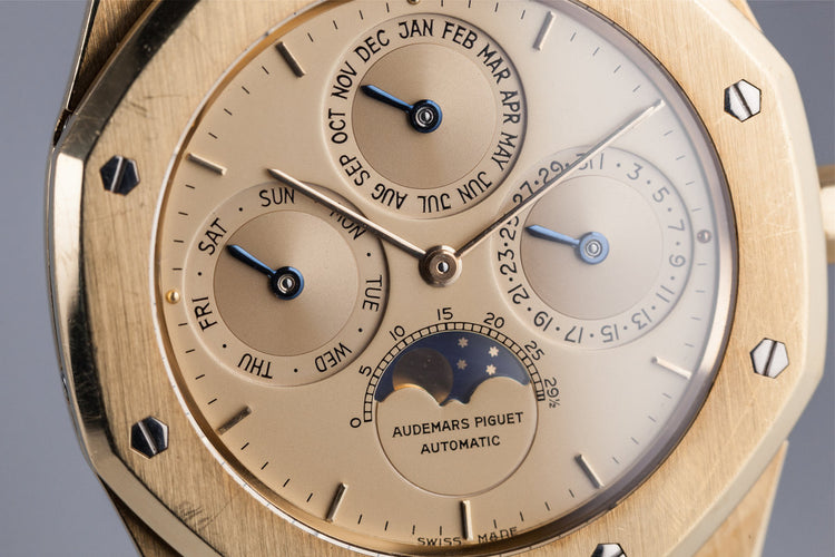 Audemars Piguet 18k YG Royal Oak Perpetual Calendar with Moonphase 25654BA