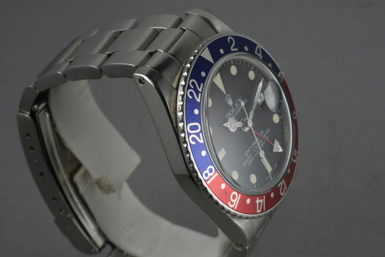 1968 Rolex GMT 1675 with Papers