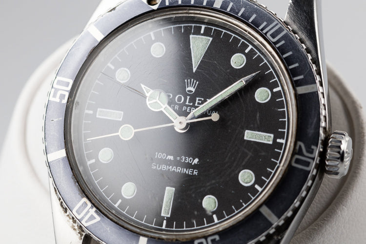 1958 Rolex Submariner 5508 with Refinished Dial For Parts