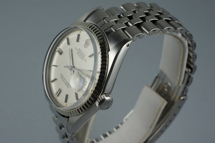 1972 Rolex DateJust Linen Dial 1601