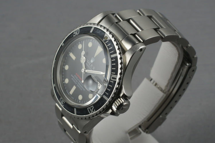 1969 Rolex Red Submariner 1680 Meters First Mark 2