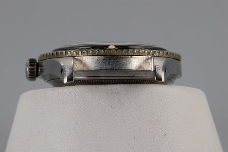 1957 Vintage Rolex Submariner 6536-1 Tropical Spider Cracking Gilt Dial