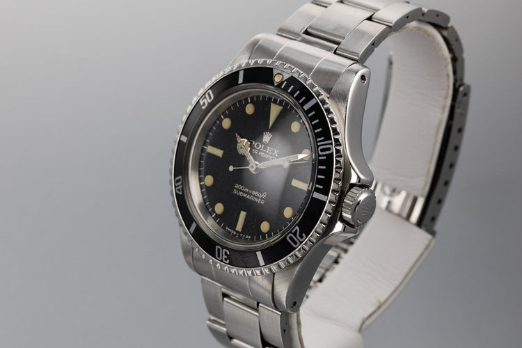 1967 Rolex Submariner 5513 Gilt "Bart Simpson" Dial with Night Sky Patina