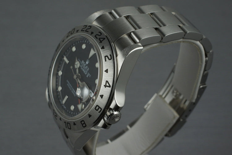 2003 Rolex Explorer II 16570 with Box and Papers