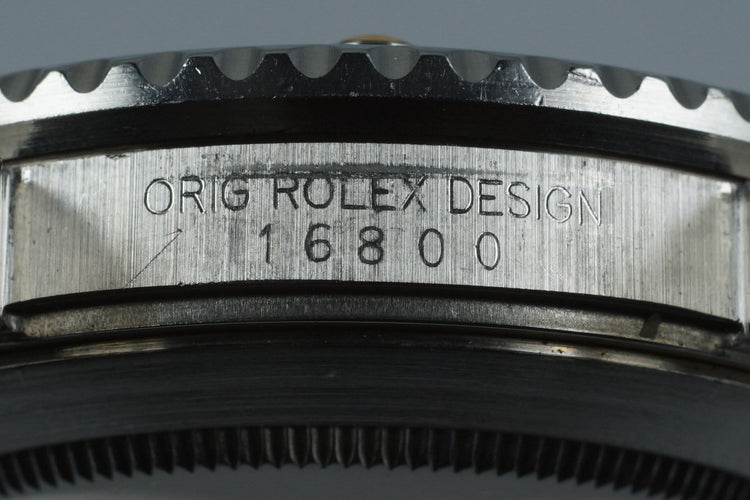 1985 Rolex Submariner 16800