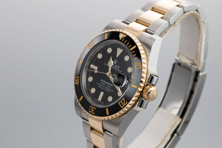 2018 Rolex Two-Tone Submariner 116613LN with Box and Papers