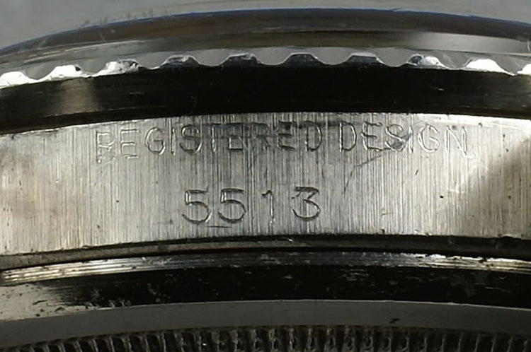 Rolex Submariner 5513 PCG with early chapter ring exclamation dial