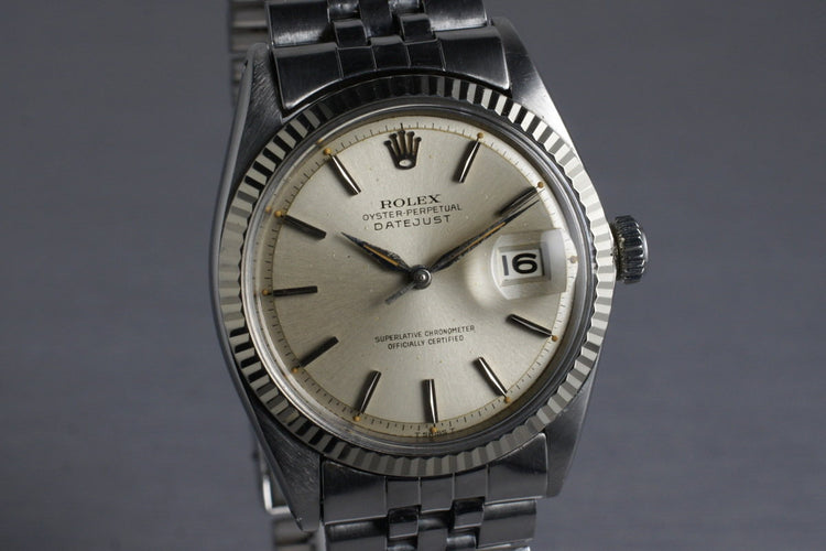1964 Rolex DateJust 1601 Silver Dial