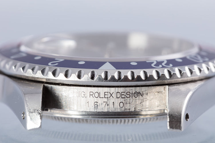 2003 Rolex GMT-Master II 16710 with Box & Papers