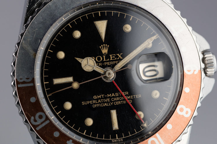 1960 Rolex GMT-Master 1675 Gilt Dial