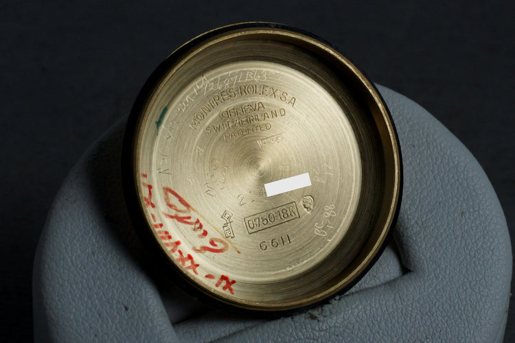 1956 Rolex 18K Day-Date 6611 Diamond Dial with RSC Papers