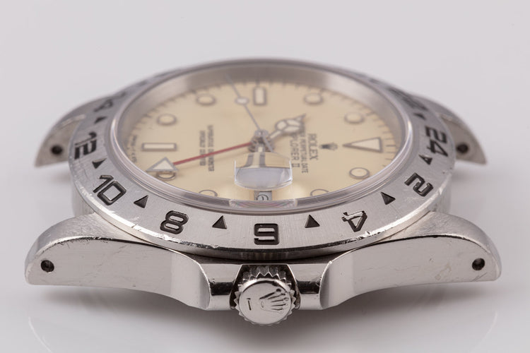1984 Rolex Explorer II 16550 Unpolished "Cream" Rail Dial