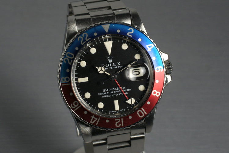 1967 Rolex GMT 1675 with Mark 1 Dial
